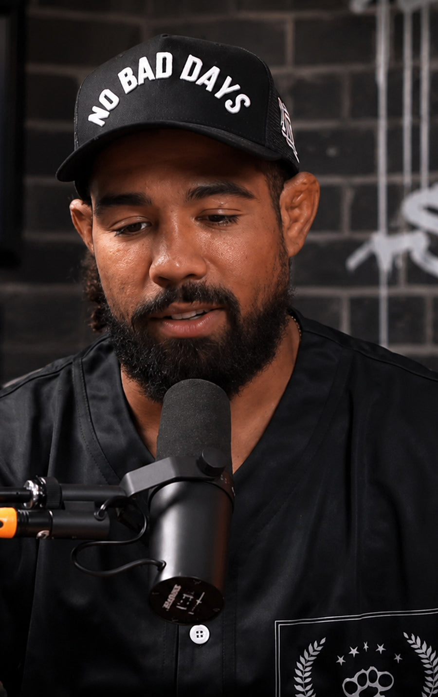 Max Griffin during a podcast recording